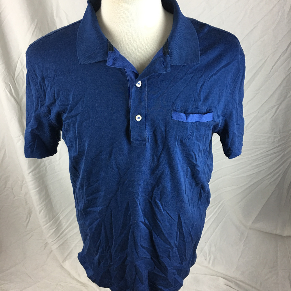Nautica Men's Shirt XL Blue Short Sleeve Polo